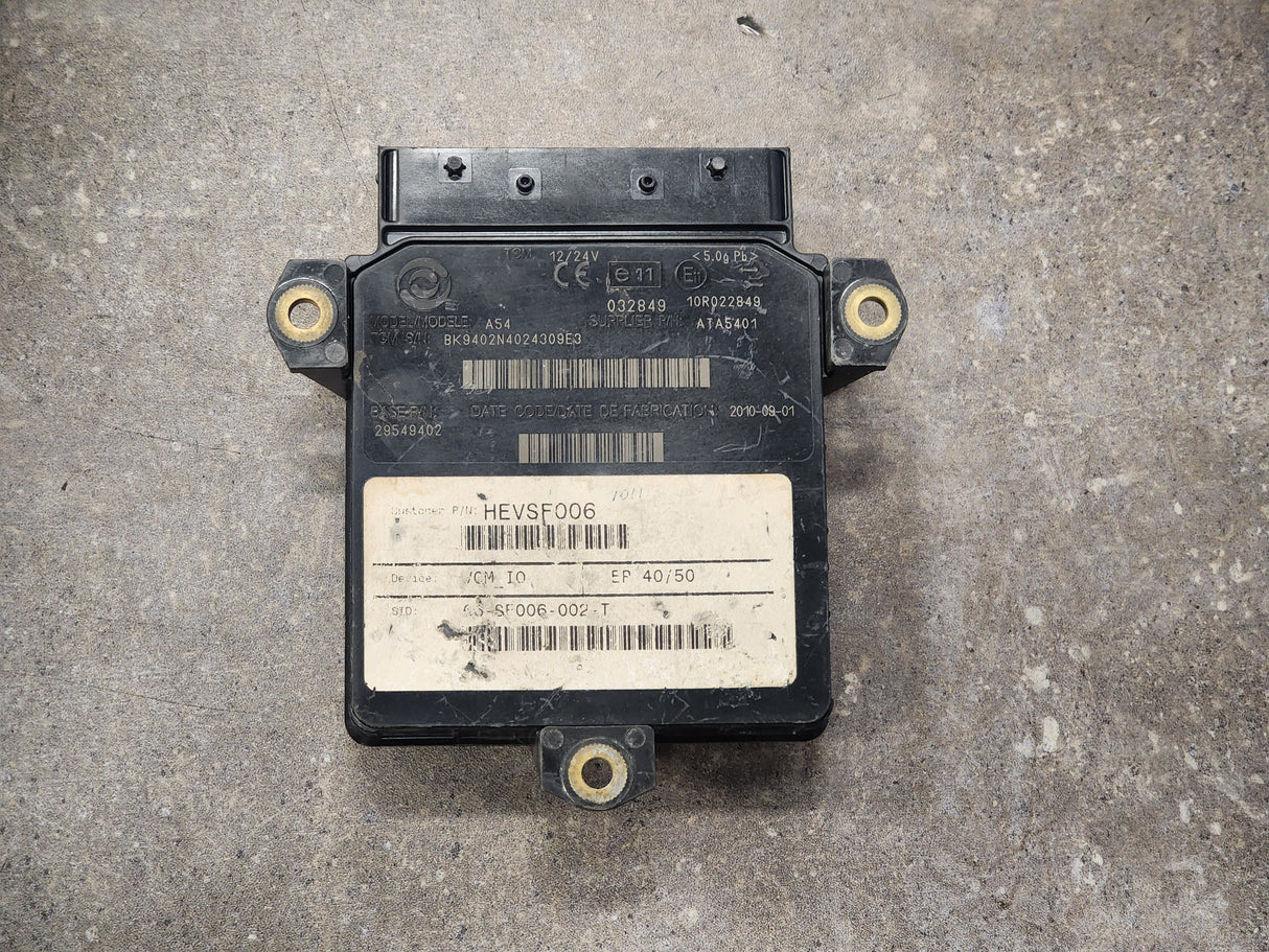 Allison, TCM Part # 29549402, Model No. A54, e11, 10R022849