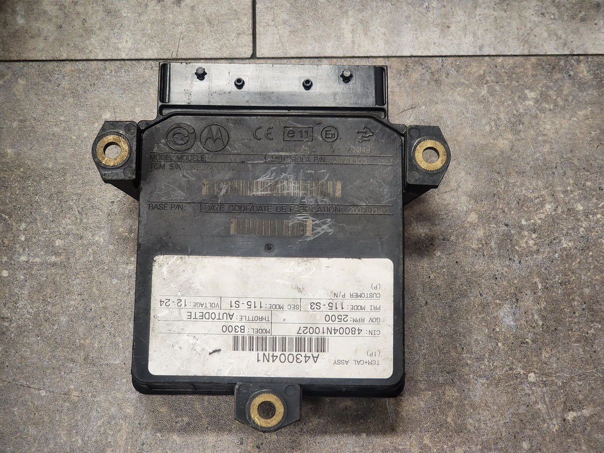 Allison, TCM Part # 29549402, Model No. A54, e11, 10R022849