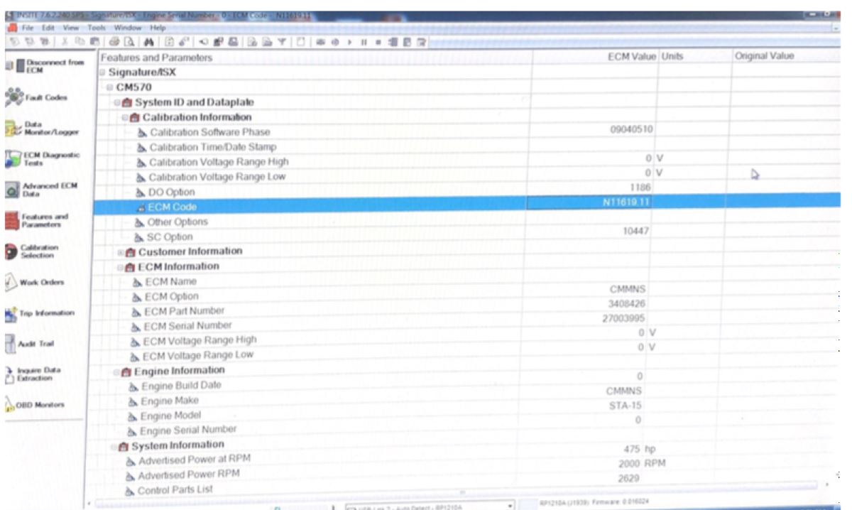 Cummins ISX ECM For Sale, Part # 3408426, NON-EGR, CM570, CPL 2629