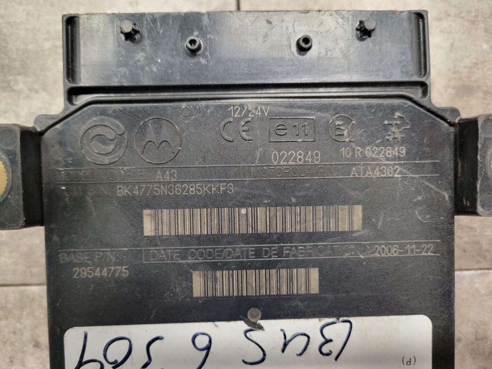 2006 Allison B300 TCM For Sale, Part# 29544775