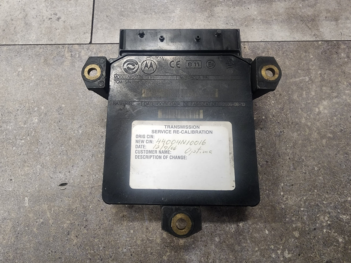 Allison TCM Part # 29544775, Model No. A43, e11, 10R022849