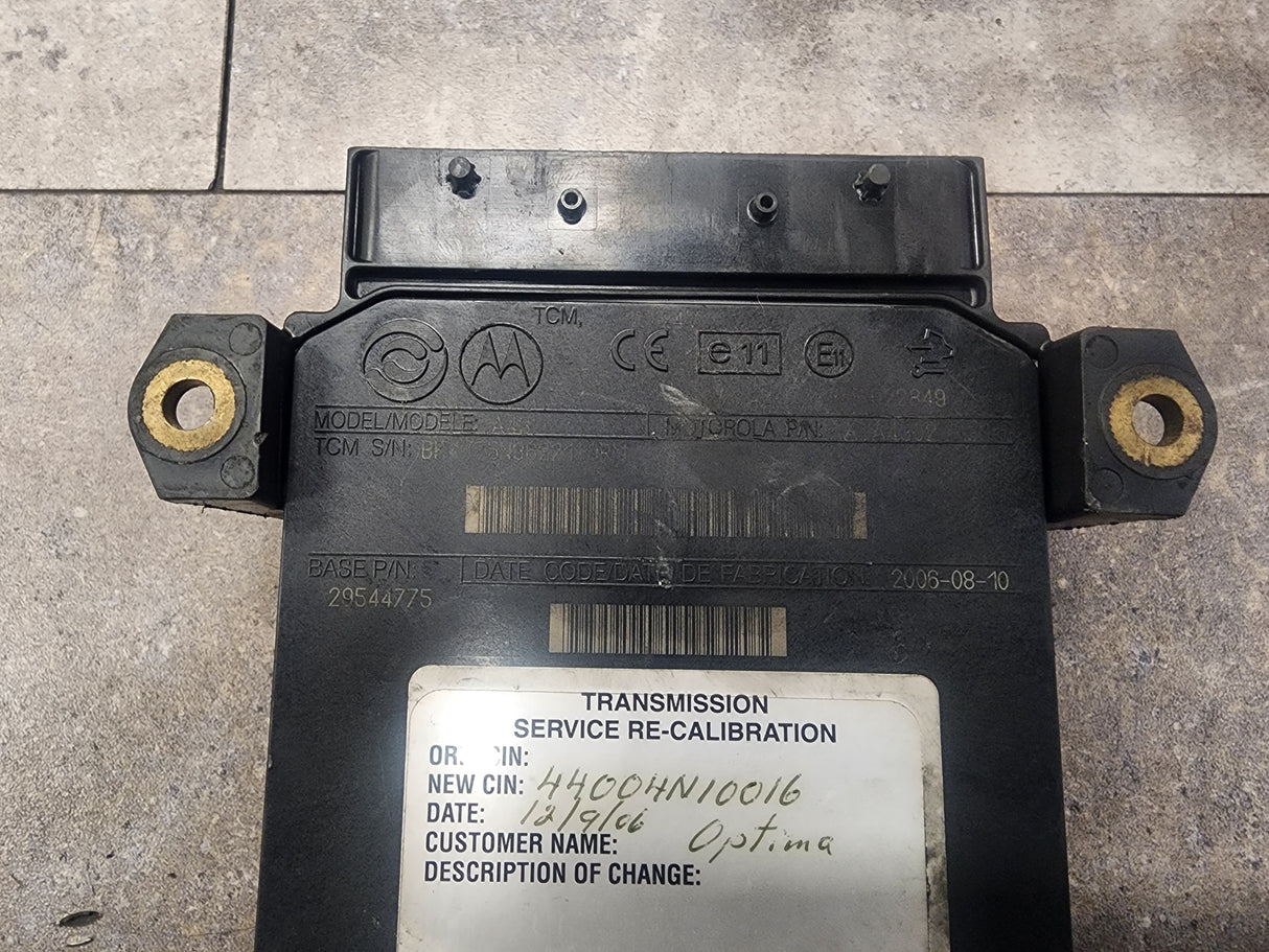 Allison TCM Part # 29544775, Model No. A43, e11, 10R022849