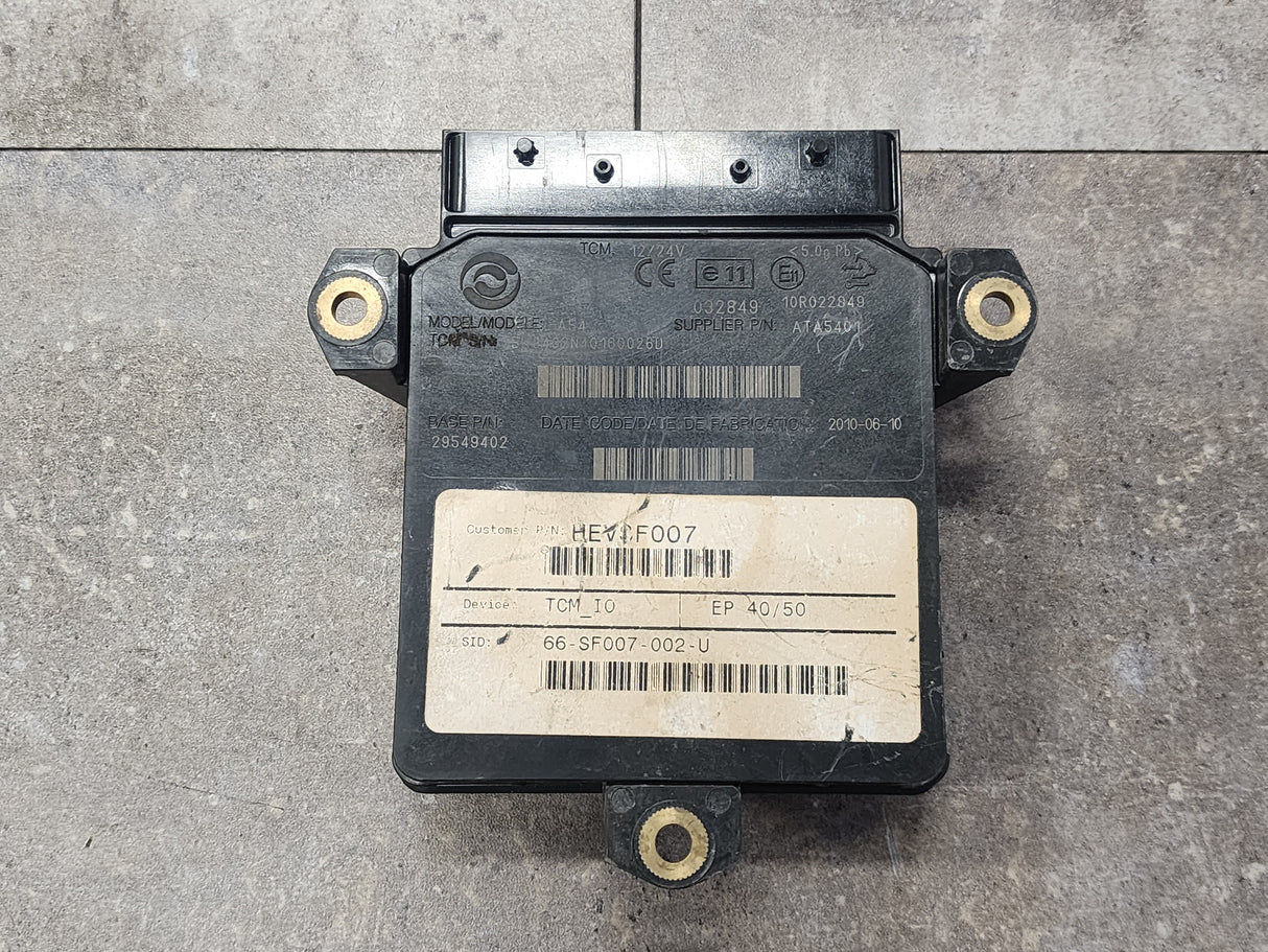 Allison, TCM Part # 29549402, Model No. A54, e11, 10R022849, Supplier P/N # ATA5401