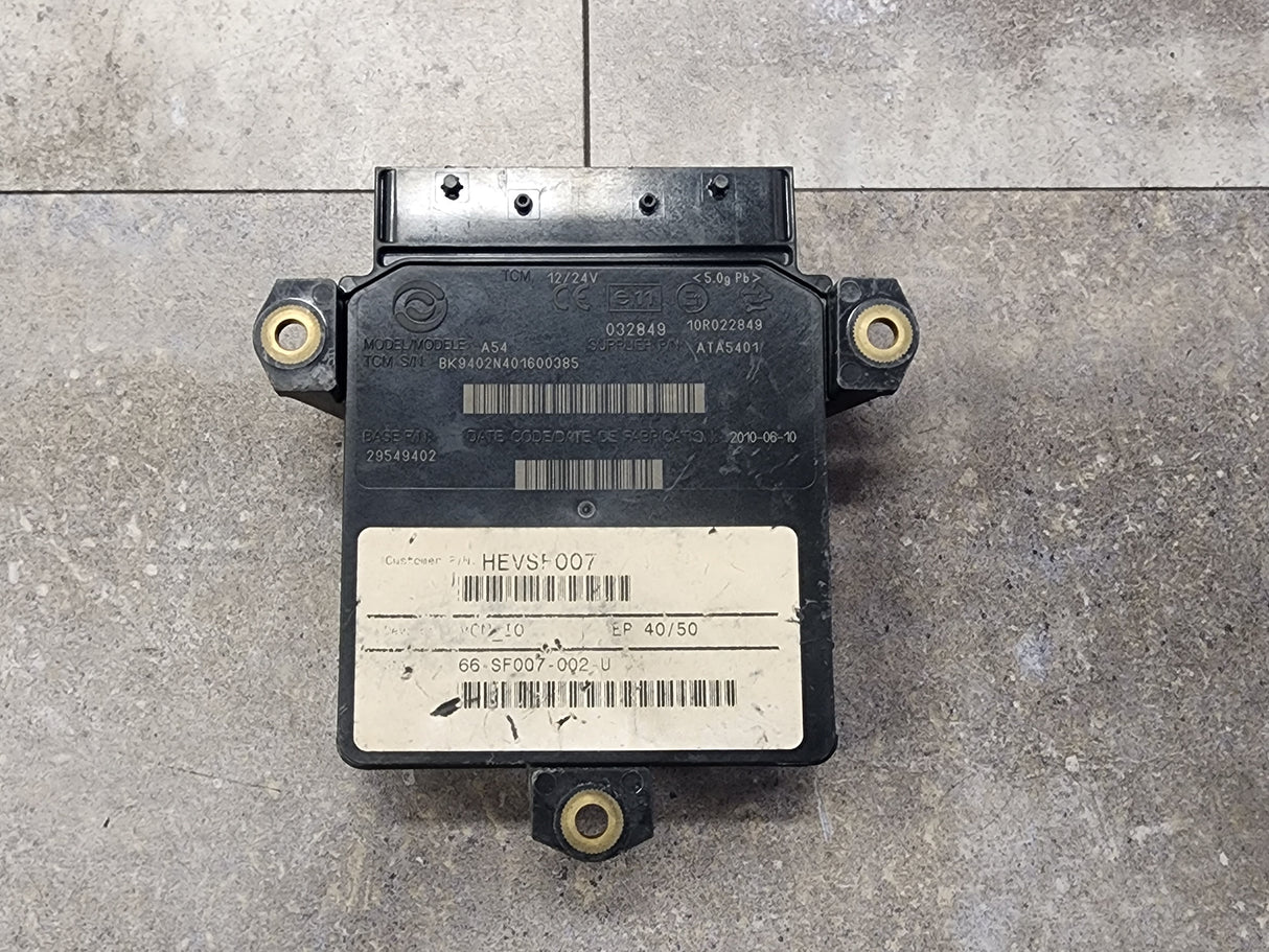 Allison, TCM Part # 29549402, Model No. A54, e11, 10R022849, Supplier P/N # ATA5401