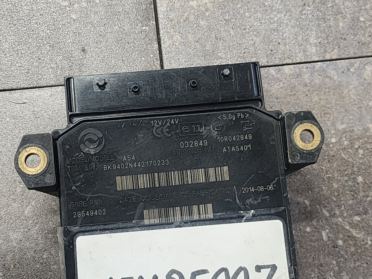 Allison, TCM Part # 29549402, Model No. A54, e11, 10R022849, Supplier P/N # ATA5401