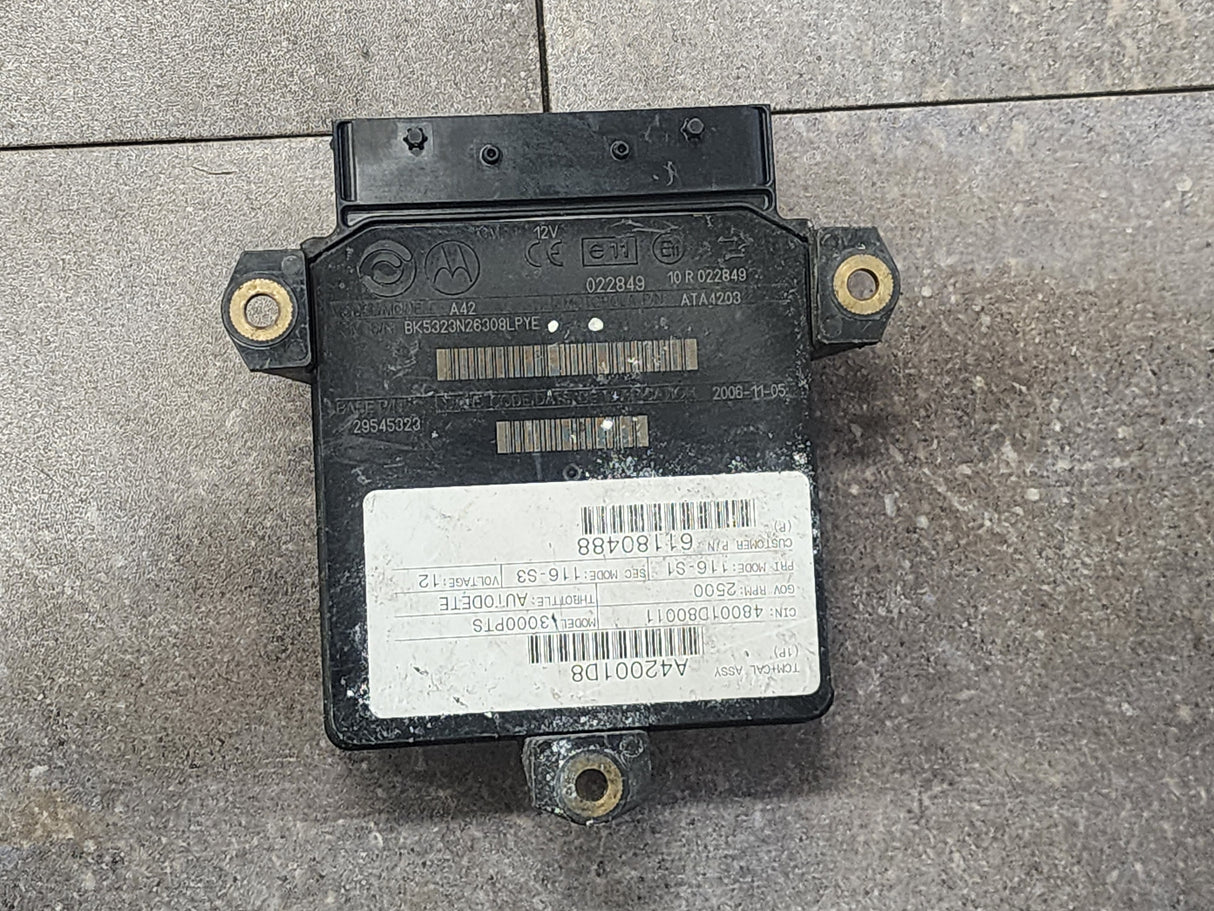 Allison 3000PTS, TCM Part # 29545323, Model No. A42, e11, 10R022849