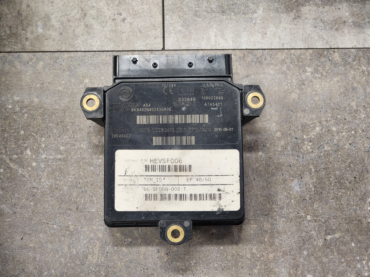 Allison, TCM Part # 29549402, Model No. A54, e11, 10R022849