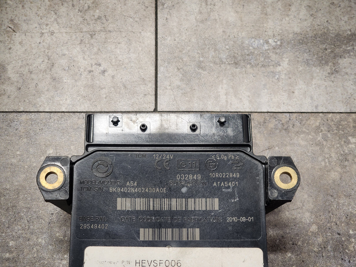 Allison, TCM Part # 29549402, Model No. A54, e11, 10R022849