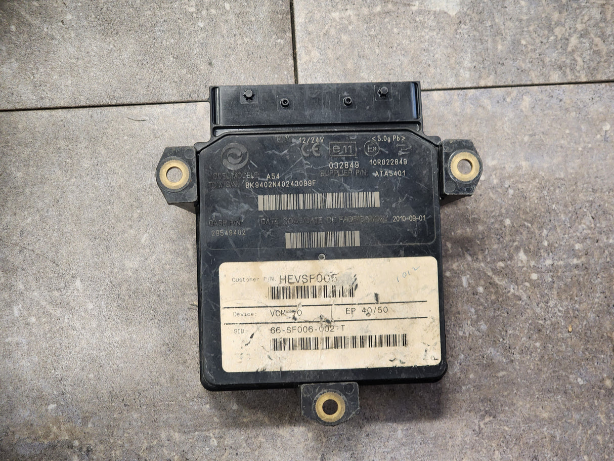 Allison, TCM Part # 29549402, Model No. A54, e11, 10R022849