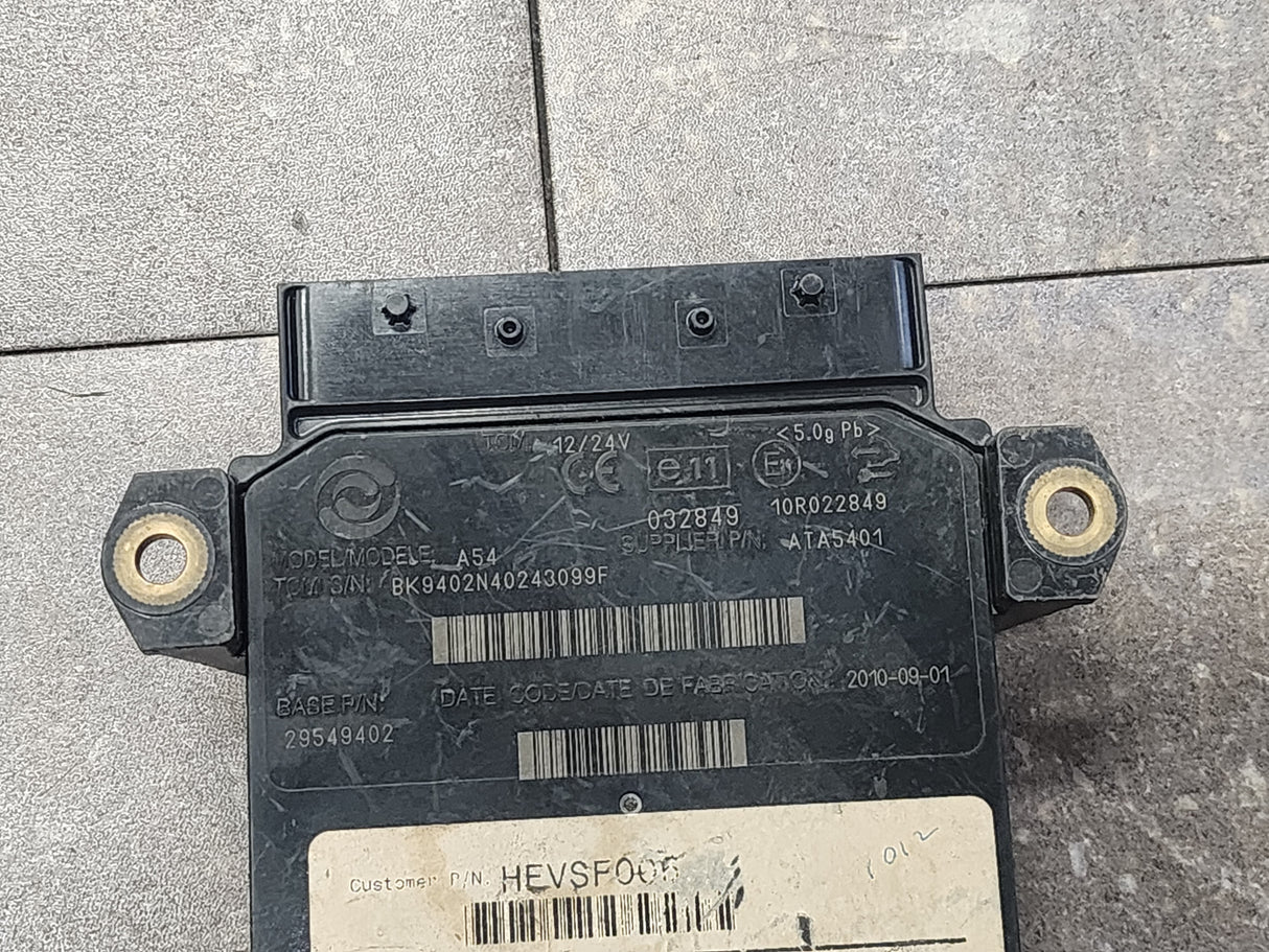 Allison, TCM Part # 29549402, Model No. A54, e11, 10R022849