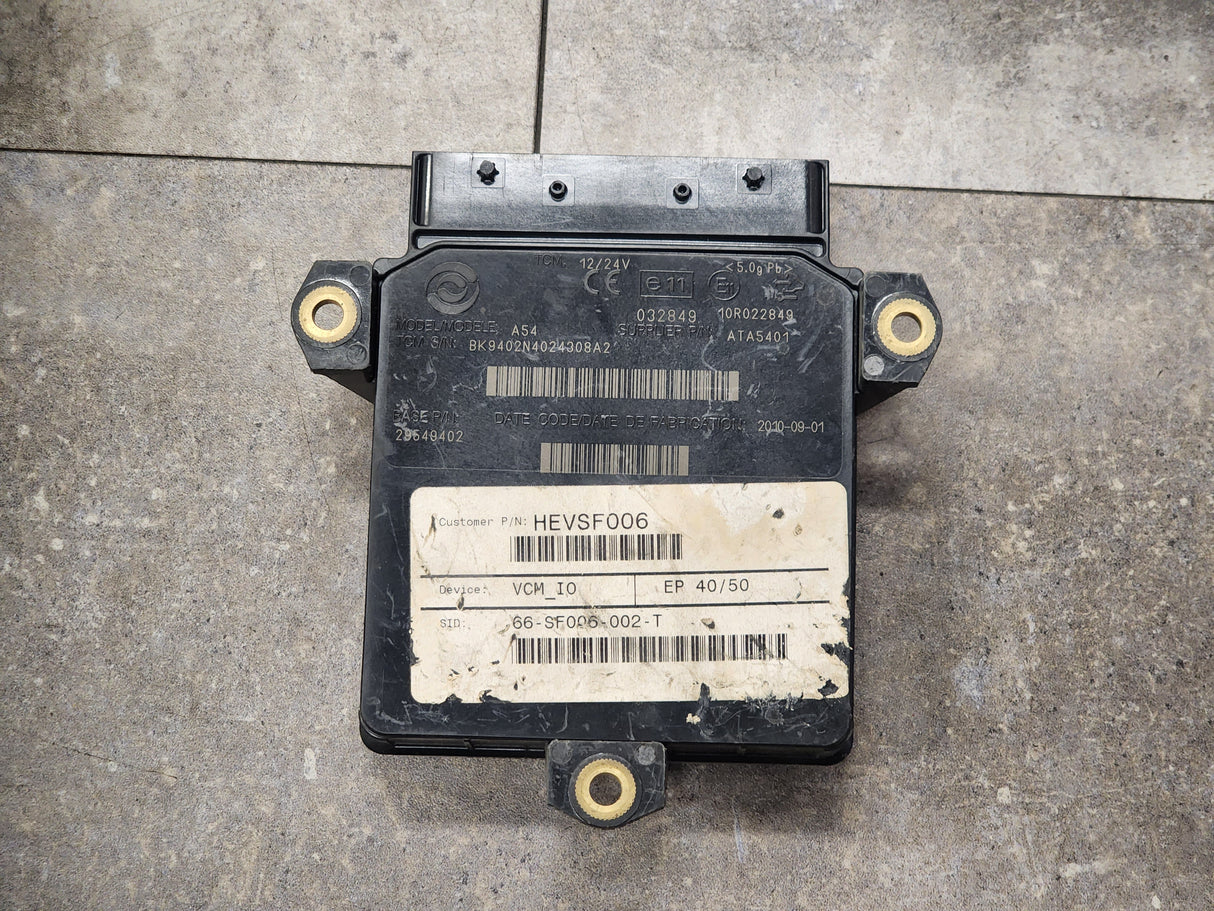 Allison, TCM Part # 29549402, Model No. A54, e11, 10R022849