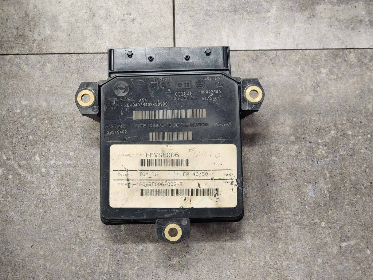 Allison, TCM Part # 29549402, Model No. A54, e11, 10R022849