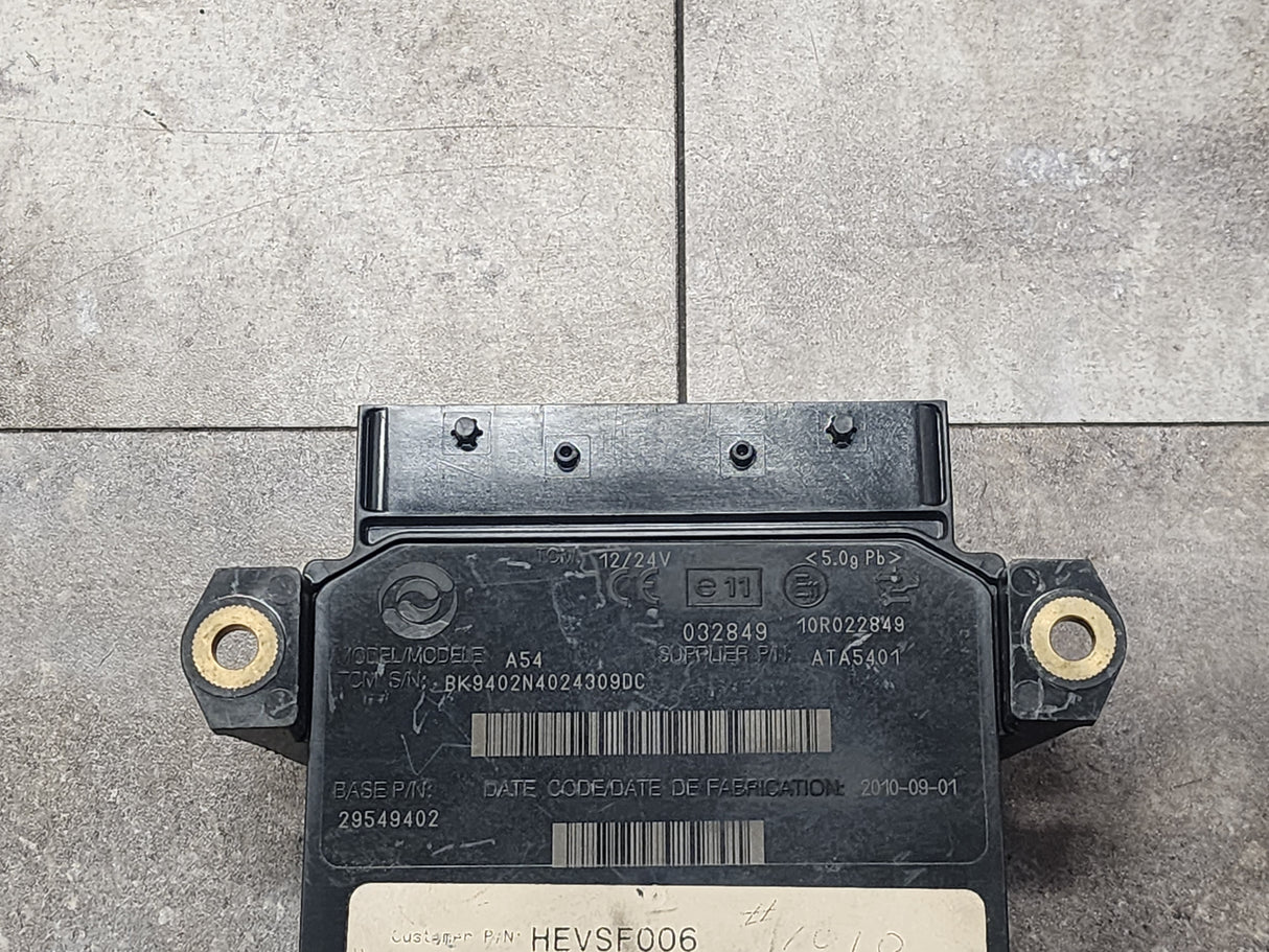 Allison, TCM Part # 29549402, Model No. A54, e11, 10R022849