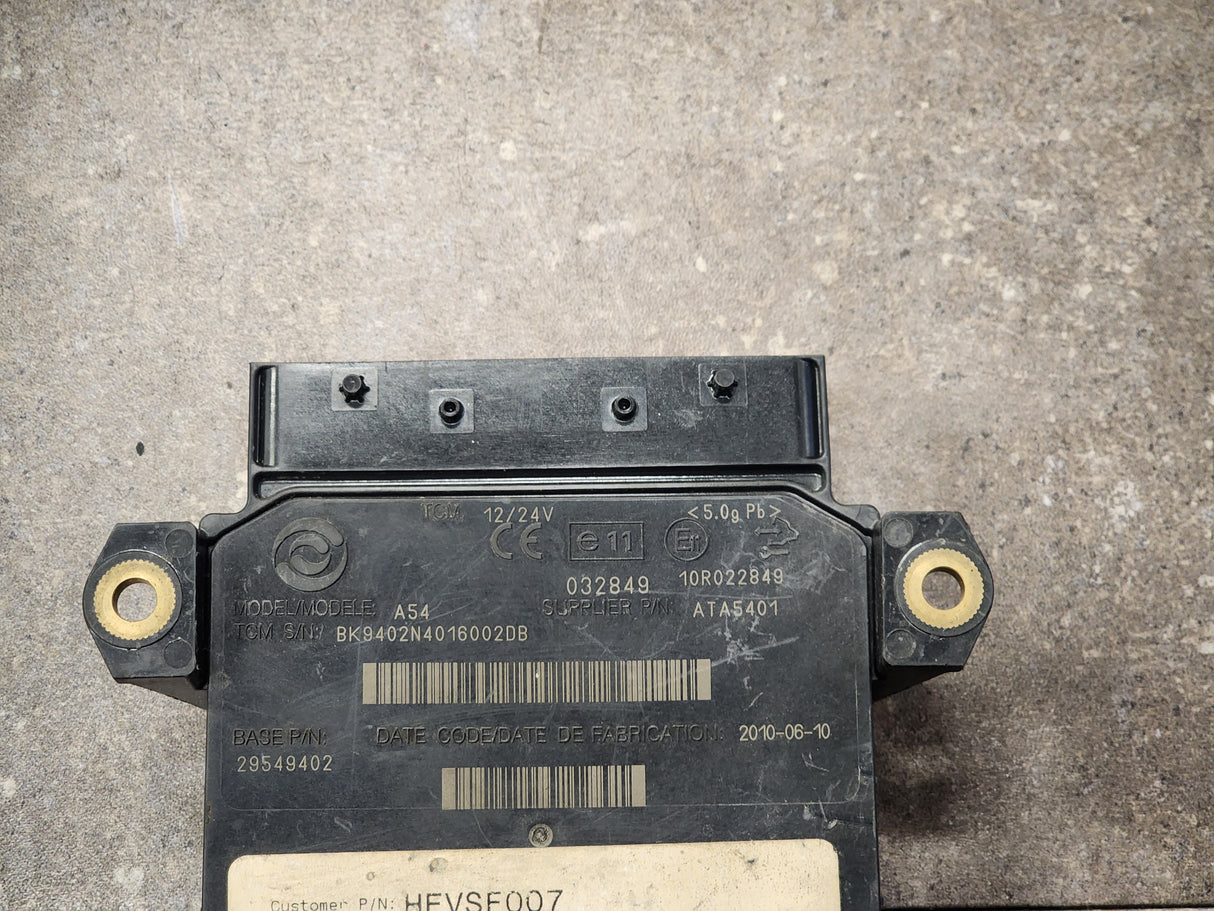Allison, TCM Part # 29549402, Model No. A54, e11, 10R022849