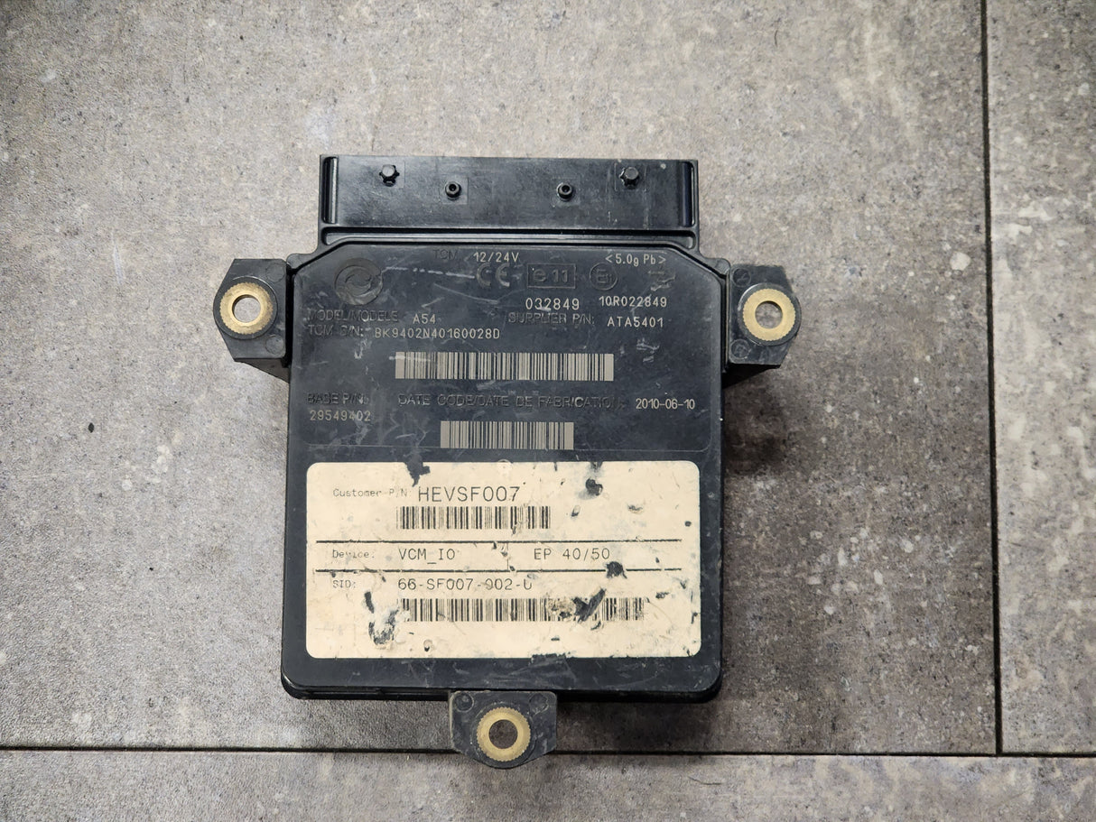 Allison, TCM Part # 29549402, Model No. A54, e11, 10R022849