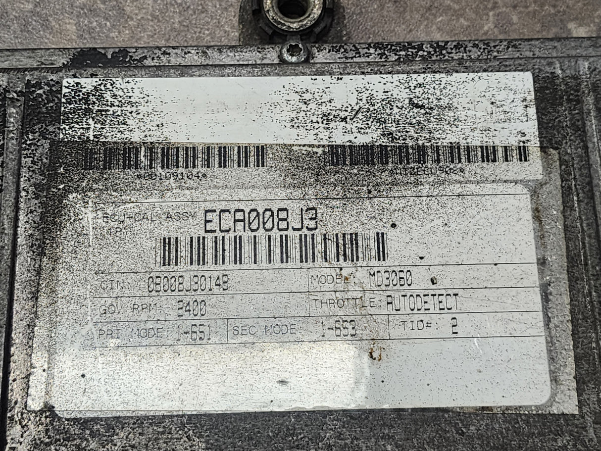 MD3060 Allison ECU+CAL ASSY ECA008J3, CIN # 0B00BJ3014B