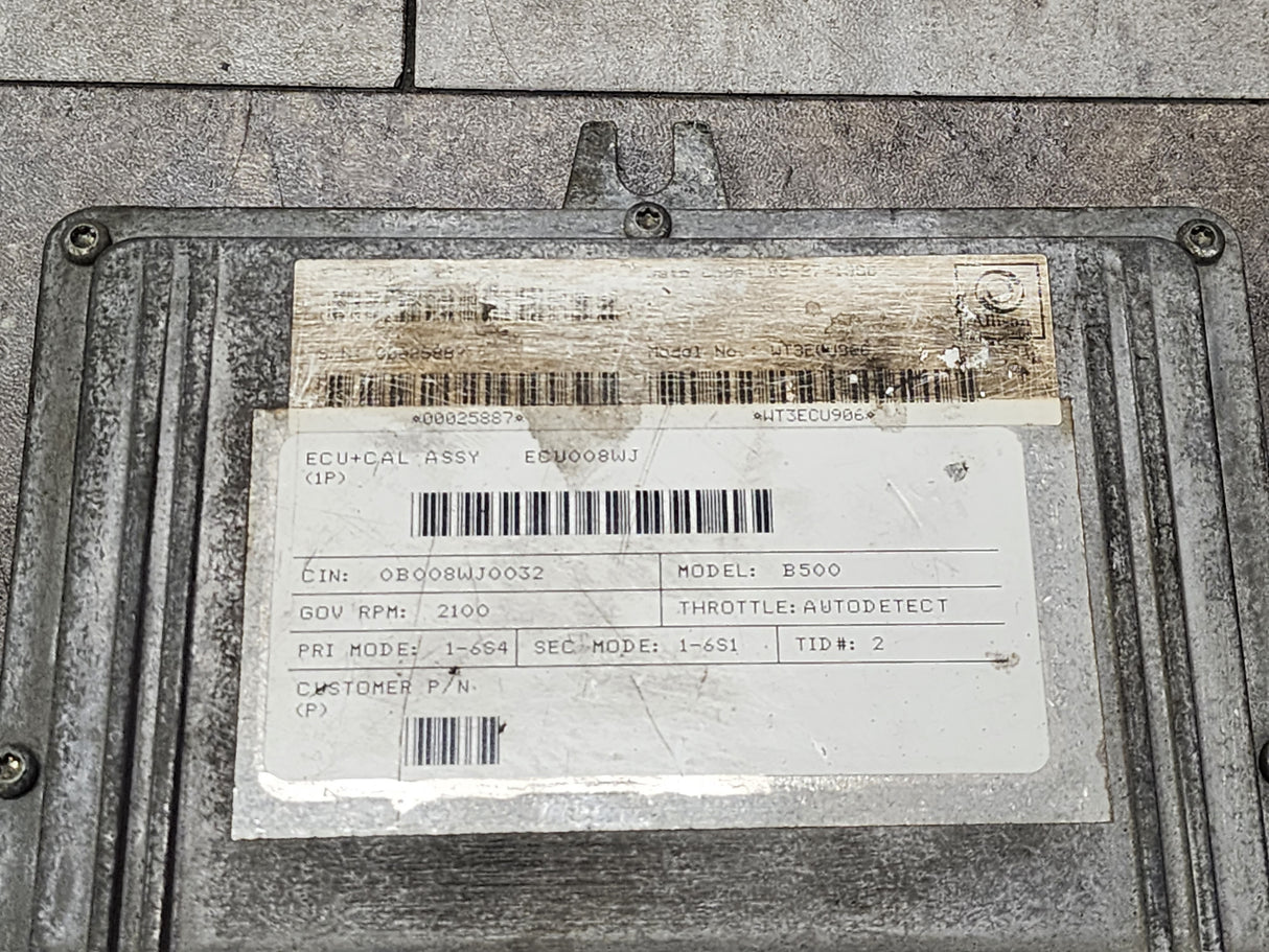 B500 Allison ECU+CAL ASSY ECU008WJ, CIN # 0B008WJ0032