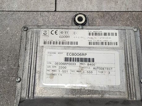 B400 Allison TCM Part # 29541151, Model No. WT3ECU910A, e11, 020911, 10R02 0911