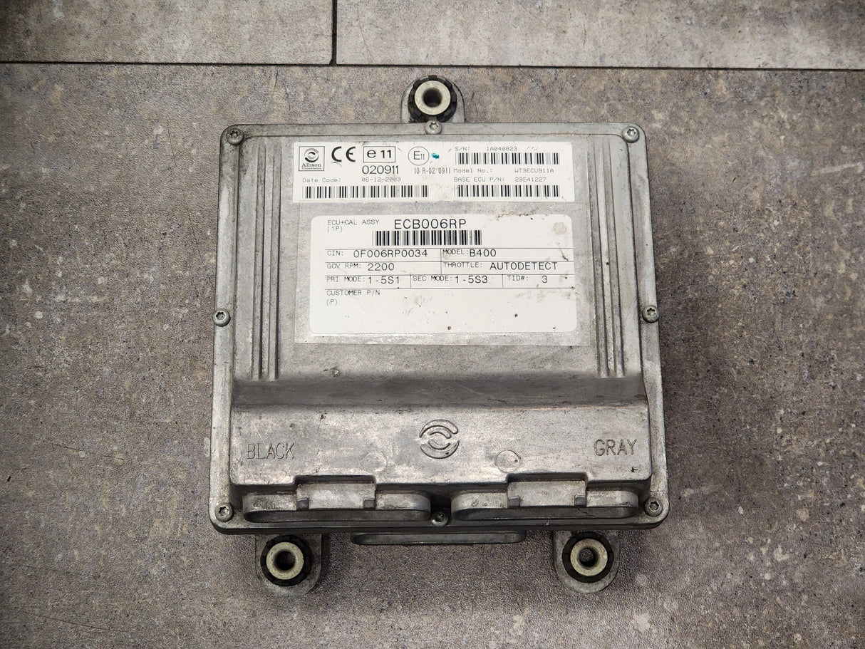 B400 Allison TCM Part # 29541227, Model No. WT3ECU011A,