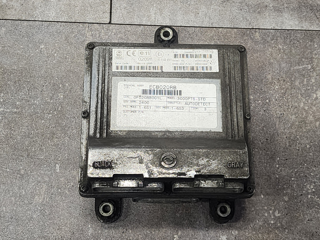 3000PTS-STD Allison TCM Part # 29543300, Model No. WT3ECU912