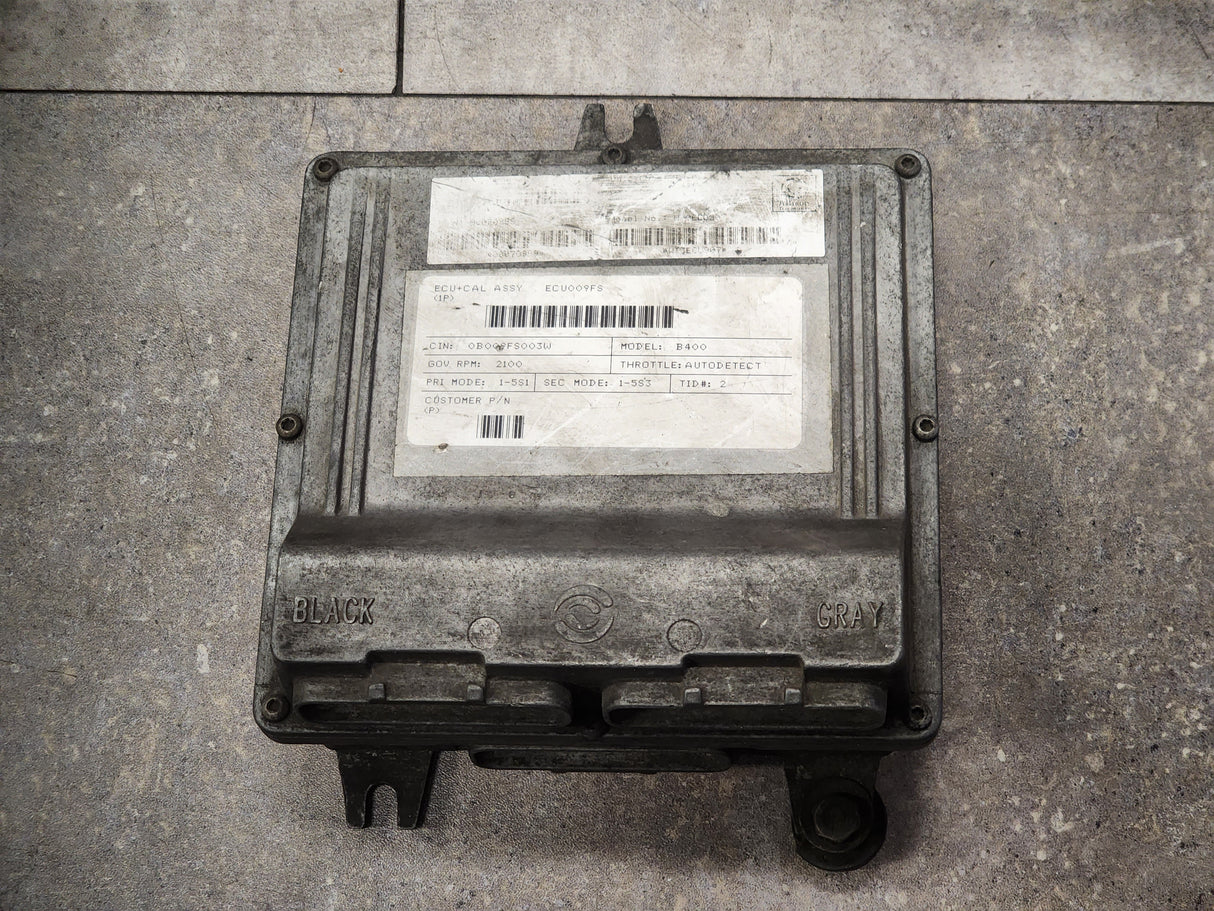 B400 Allison, Model No. WT3ECU907, e11, 020911, 10R02 0911