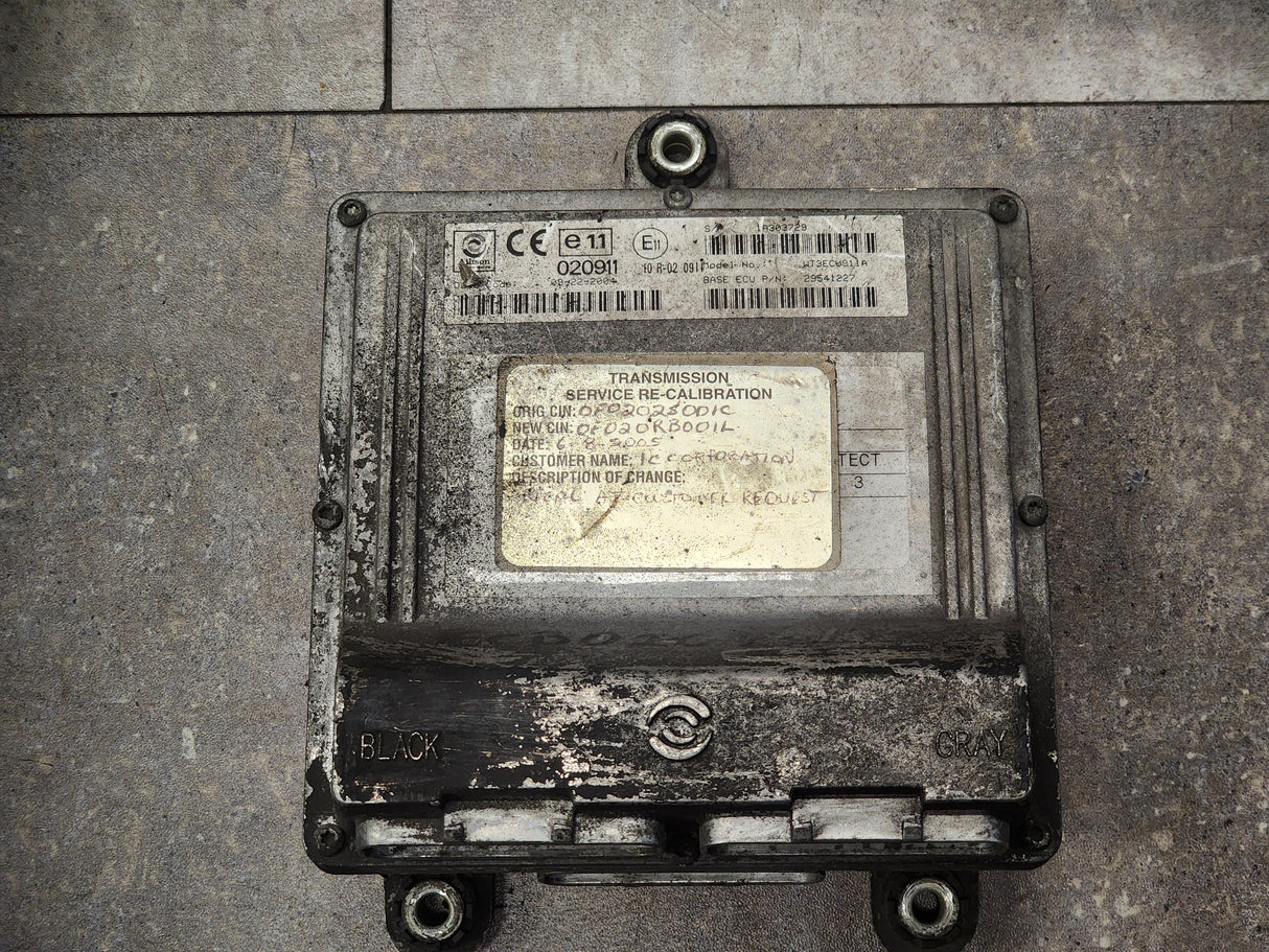 Allison, TCM Part # 29541227, Model No. WT3ECU911A, e11, 020911, 10R02 0911