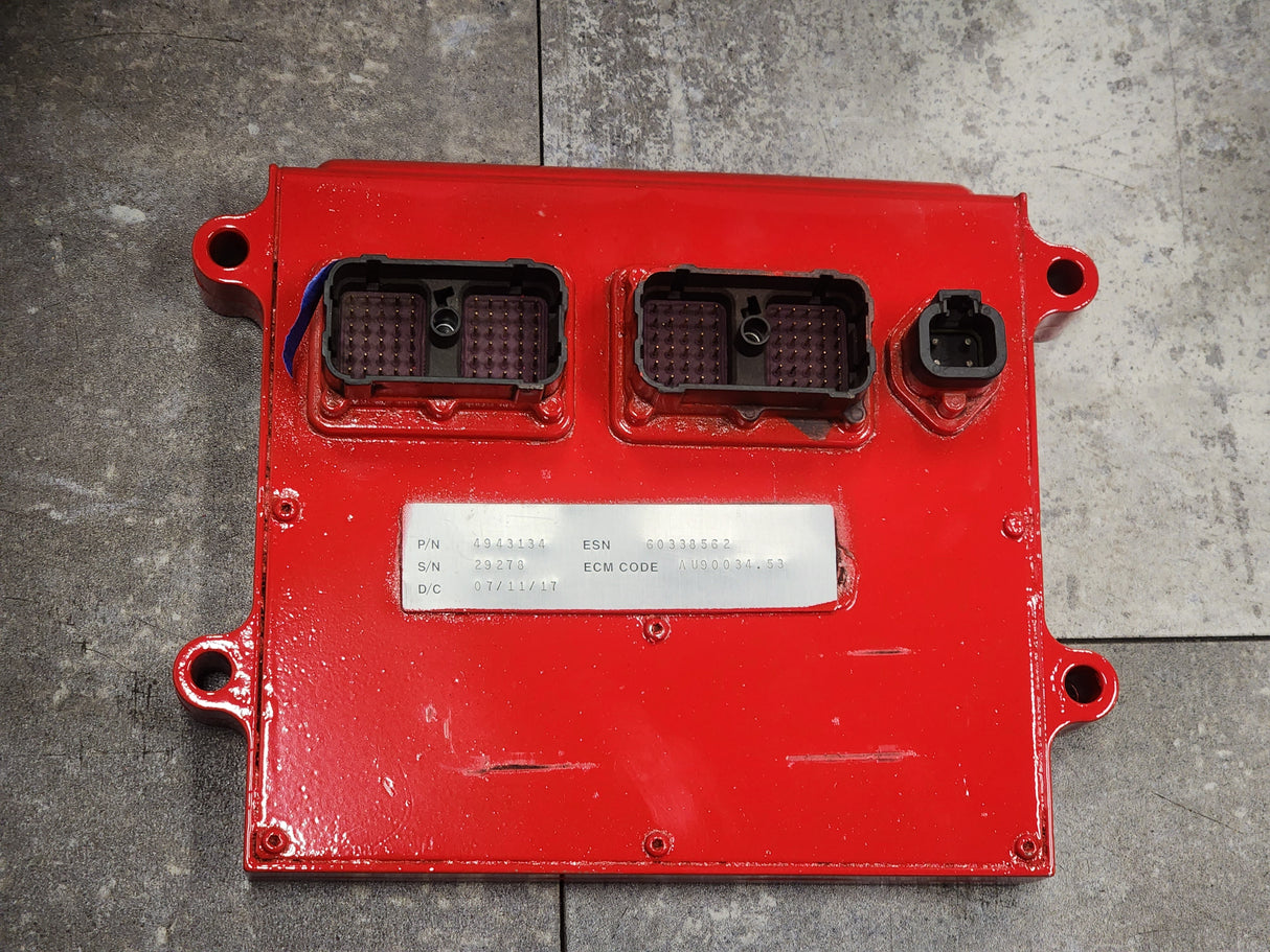 2007 Cummins ISL ECM Part # 4943134 For Sale, ECM Code AU90034.53