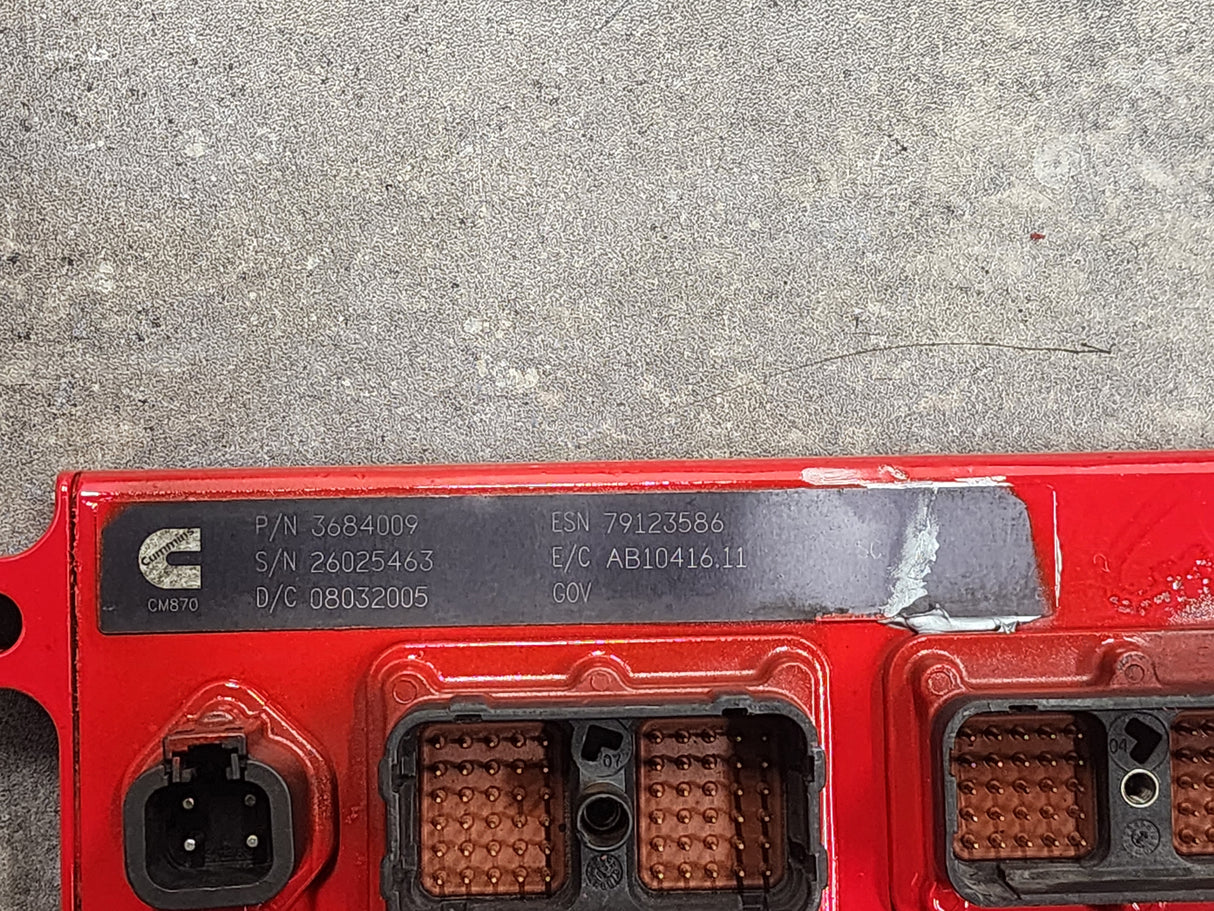 2005 Cummins ISX ECM Part # 3684009 For Sale