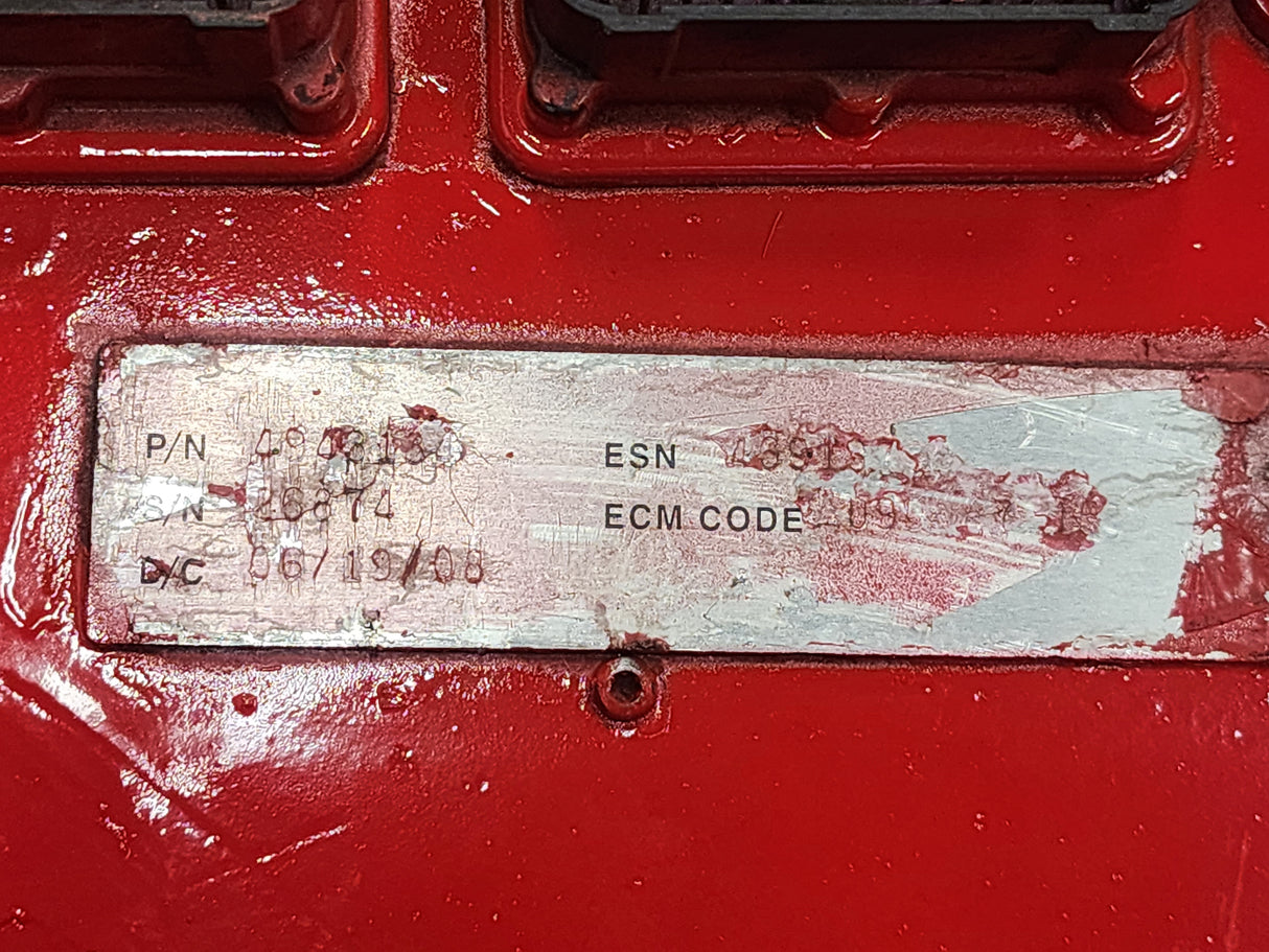 2008 Cummins ISC ECM Part # 4943134