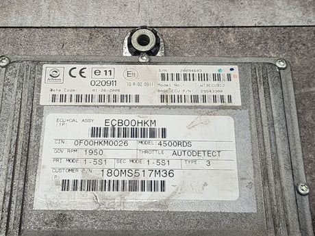 2006 Allison 4500RDS TCM Part # 29543300, Model No WT3ECU912