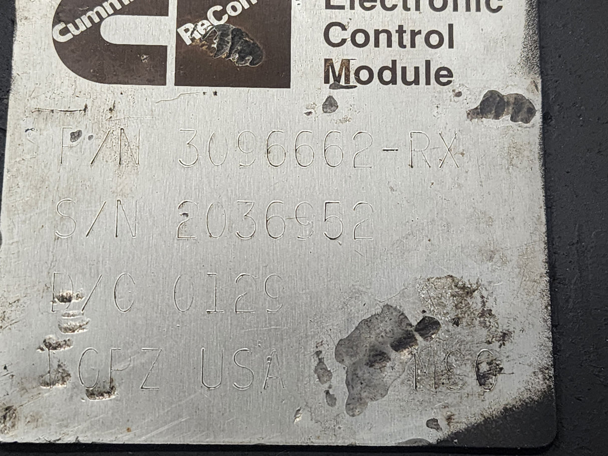 Cummins CELECT Plus ECM, Part # 3096662-RX