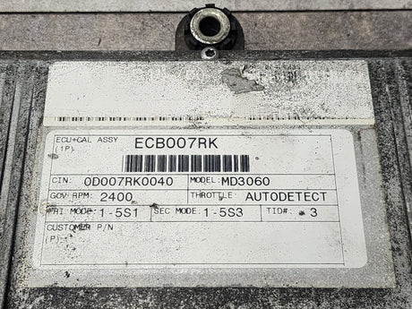 Allison MD3060 TCM, e11, 020911, ECU +CAL ASSY ECB007RK