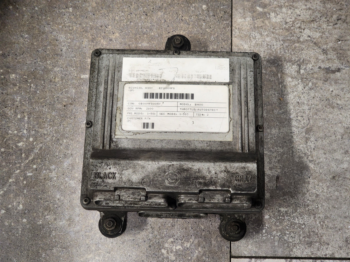 Allison B400 TCM, e11, 020911, Model No. WT3ECU907, ECU +CAL ASSY ECU009FS