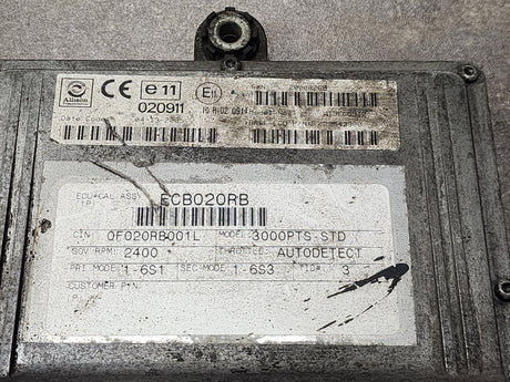 Allison 3000PTS-STD TCM Part # 29543300, e11, 020911, Model No. WT3ECU312