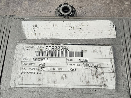 Allison MD3060 TCM ECU+CAL ASSY ECA007RK,Model No. WT3ECU908