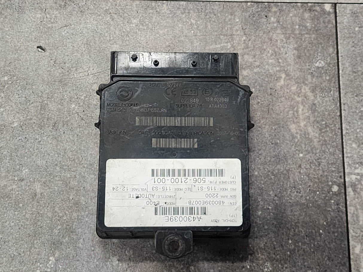 B400 Allison TCM Part # 29545324, Model No. A43, Supplier P/N # ATA4303