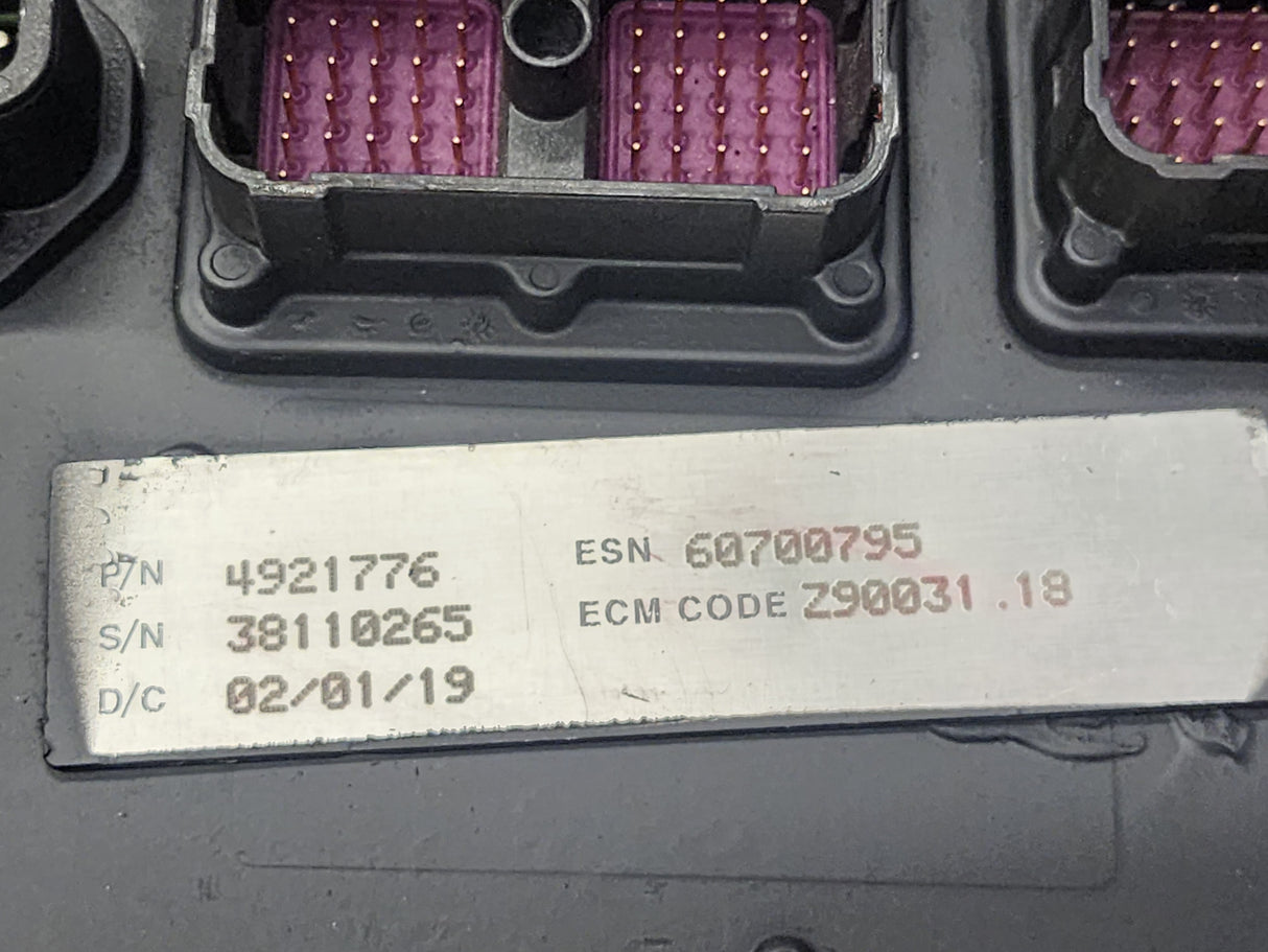 Cummins ISB ECM Part # 4921776 For Sale, EGR Model, CM850