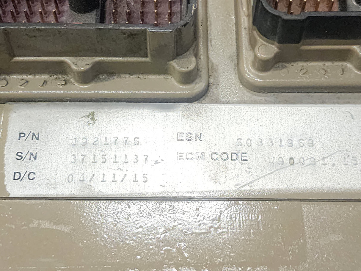 Cummins ISC ECM Part # 4921776 For Sale, CM850, CPL 8692
