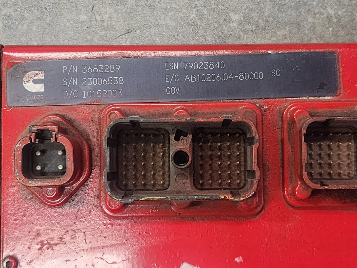 2003 Cummins ISX ECM Part # 3683289 For Sale, CM870, CPL 8287