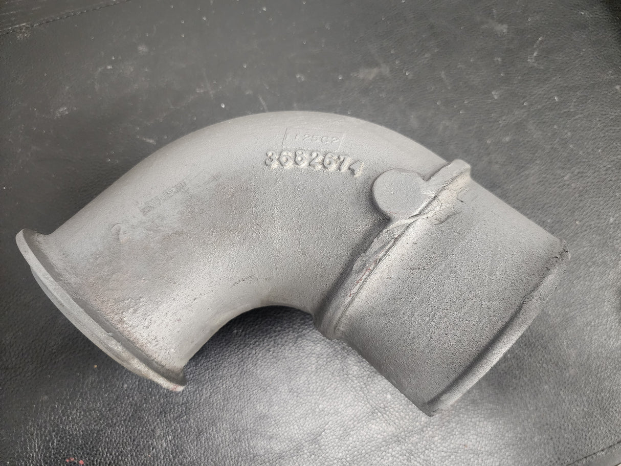 Cummins ISX OEM 3682674 Air Transfer Tube, Elbow shape
