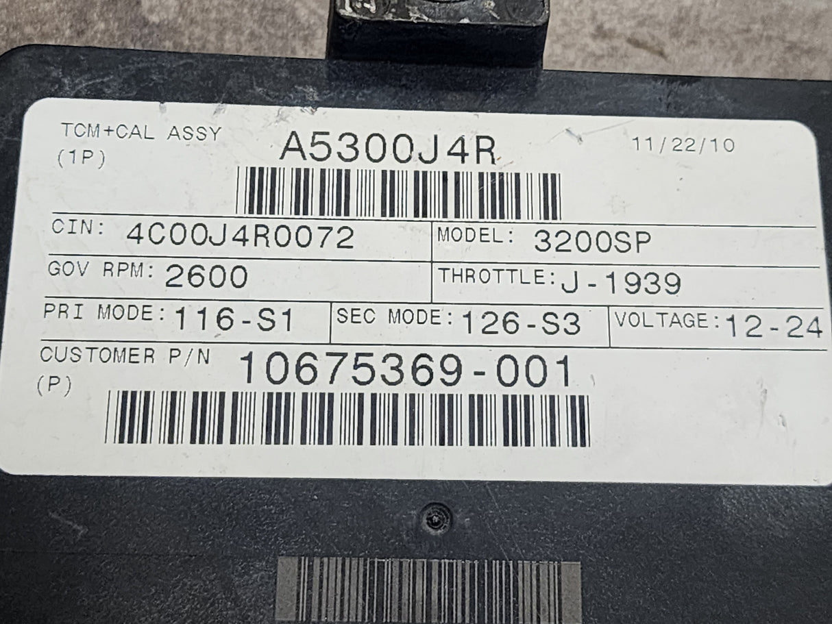 Allison 3200SP TCM Part # 29545538, e11, 10R022849, 032849, Model: A53, Supplier P/N ATA5301