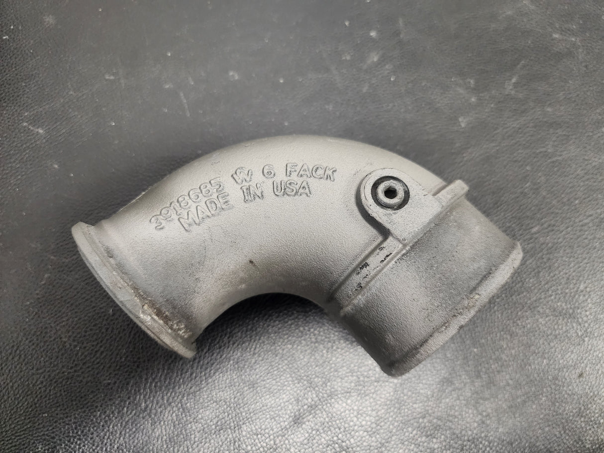 Cummins 3918685 W 6 FACK Air Transfer Elbow Tube For Sale, Elbow shape