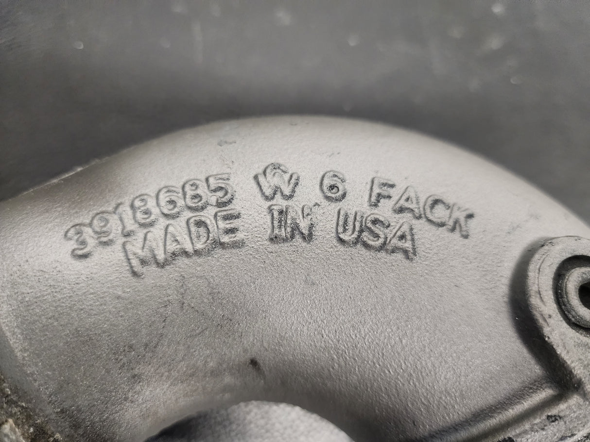 Cummins 3918685 W 6 FACK Air Transfer Elbow Tube For Sale, Elbow shape