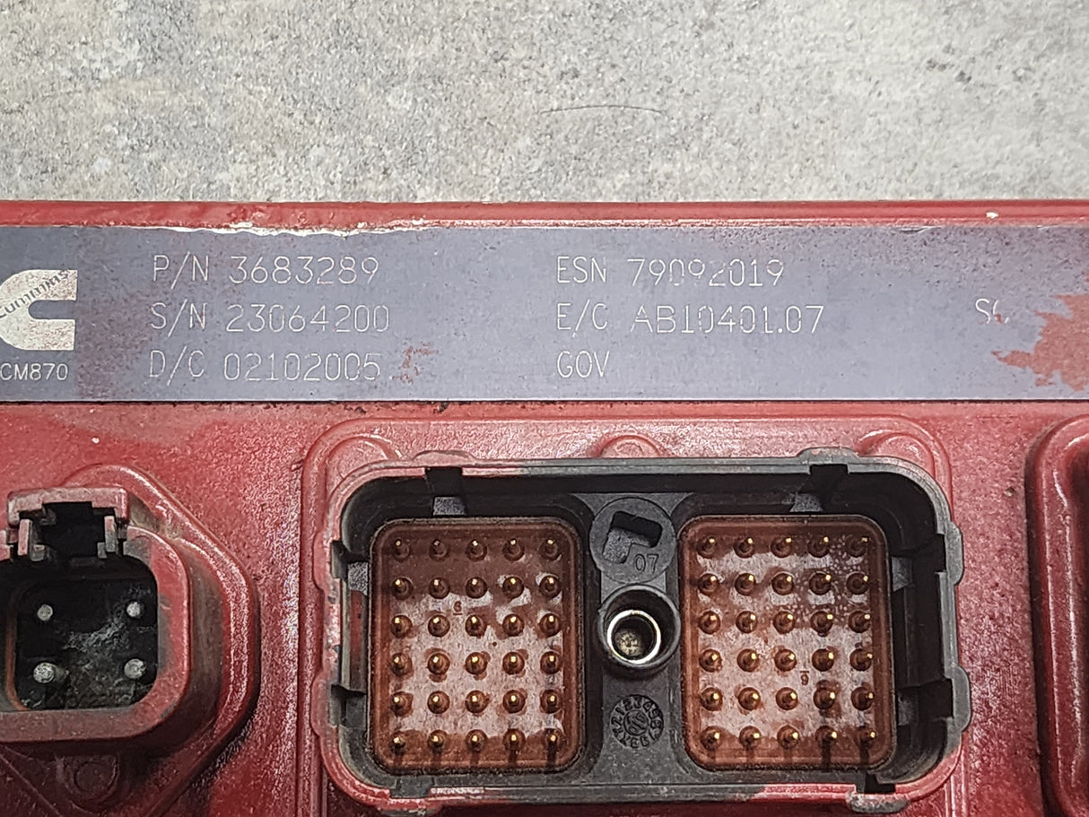 2005 Cummins ISX ECM Part # 3683289