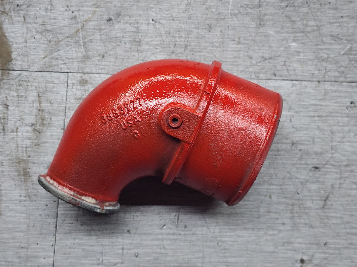 2008 Cummins ISM 3883977 Air Transfer Elbow Tube For Sale