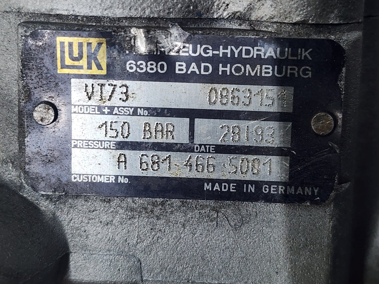 LUK VT73 Freightliner 681-466-5001 Power Steering Pump For Sale