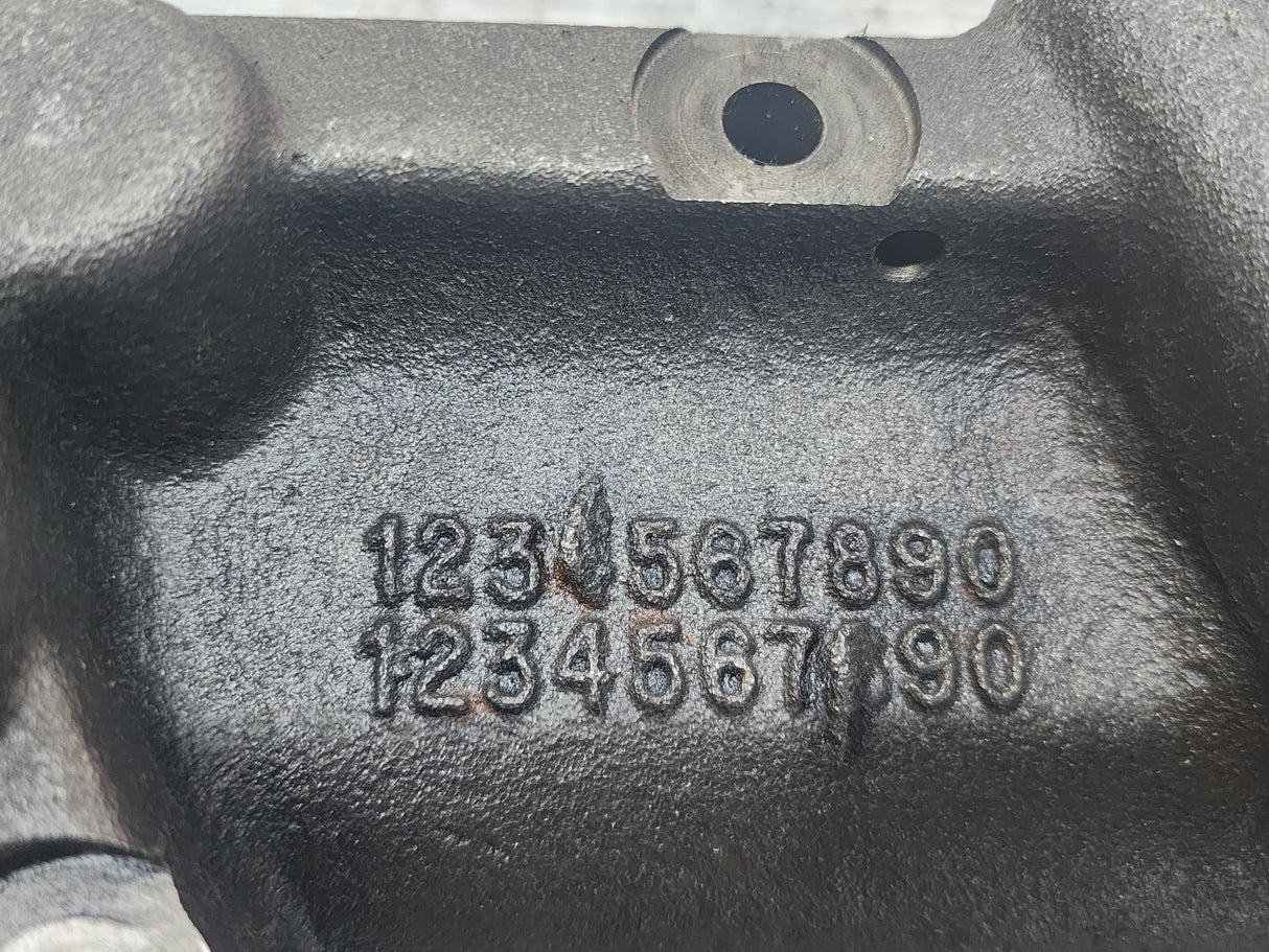 International DT466E EGR Diesel Engine Fuel & Oil Manifold Rail Part# 1841968C4