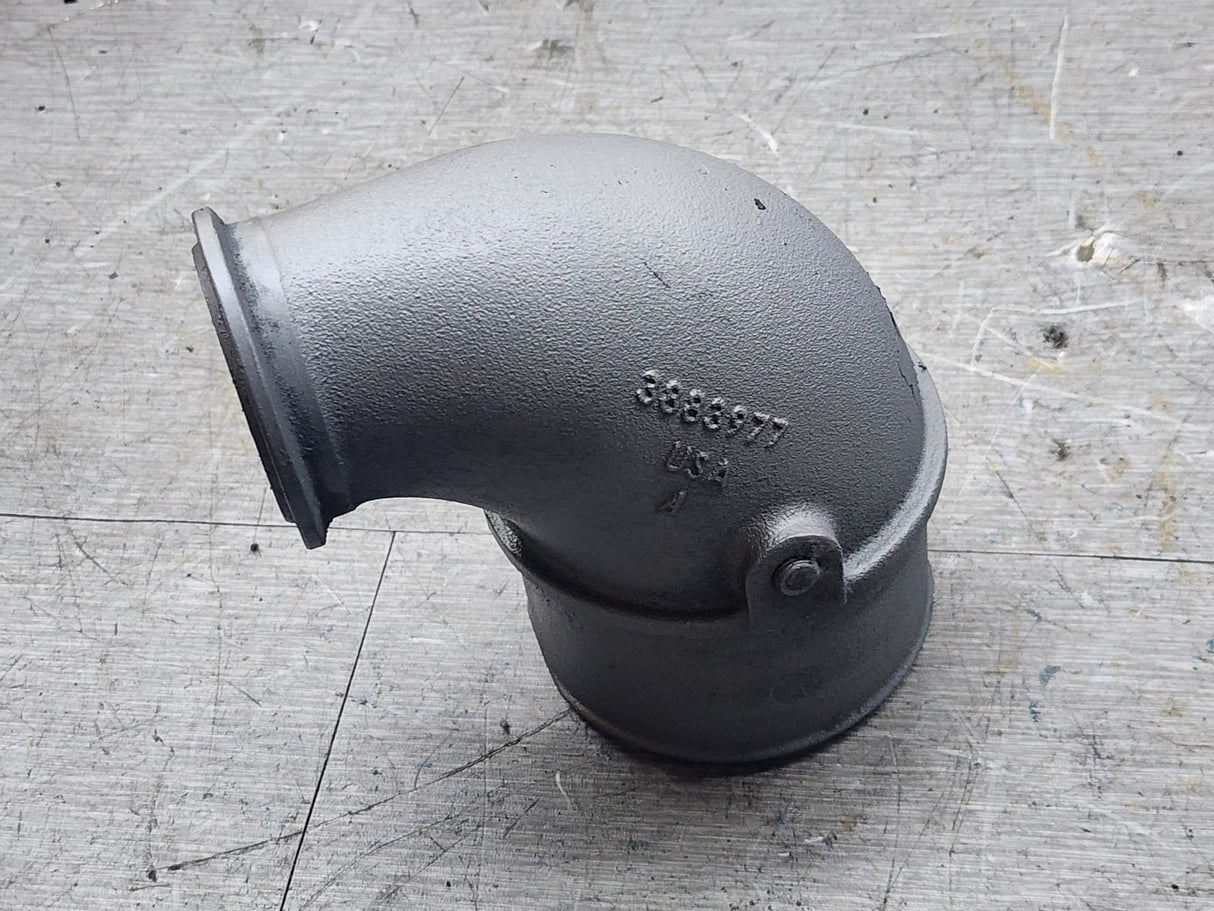 2008 CUMMINS ISM DIESEL ENGINE 3883977 Air Transfer Elbow Tube For Sale