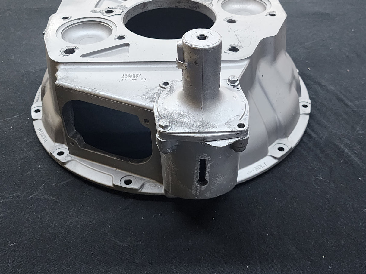 WABCO EATON Aluminum Transmission Bell Housing Part # 4306008 A-7802 With Salve Cylinder 20857