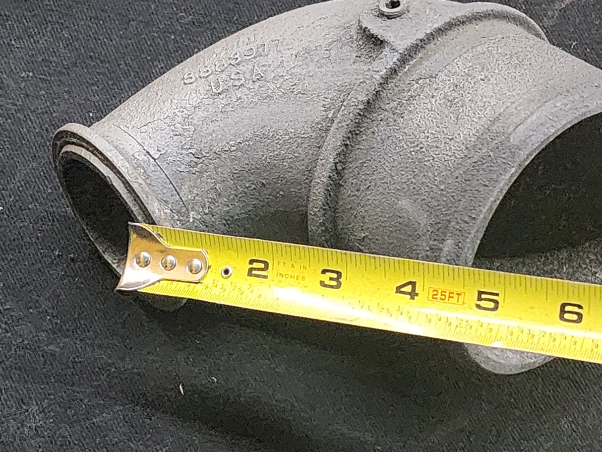 2008 CUMMINS ISM DIESEL ENGINE 3883977 Air Transfer Elbow Tube For Sale